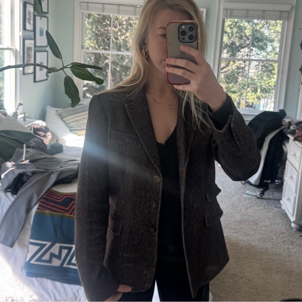 Banana Republic Dark Brown Blazer - Picture 3 of 10